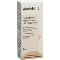 Aknichthol, Suspension
