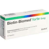 Biotin-Biomed forte 5 mg, Tabletten