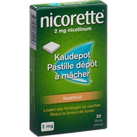 Nicorette Freshfruit 2 mg, wirkstoffhaltiges Kaugummi