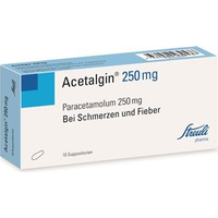Acetalgin 250 mg, Suppositorien