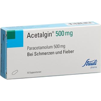 Acetalgin 500 mg, Suppositorien