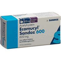 Ecomucyl Sandoz 600, Brausetabletten mit Brombeer-Aroma
