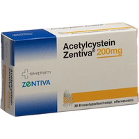Acetylcystein Zentiva 200 mg, Brausetabletten