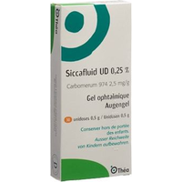 Siccafluid UD 0.25 %, gel ophtalmique