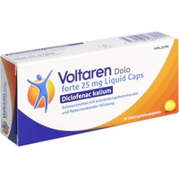 Voltaren Dolo forte 25 mg Liquid Caps, Weichgelatinekapseln