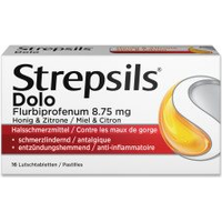 Strepsils Dolo, Lutschtabletten mit Honig/Zitronengeschmack