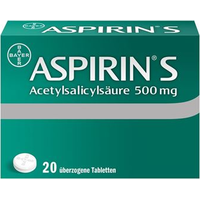 Aspirin S, überzogene Tabletten