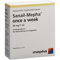 Sanail-Mepha once a week 5%, Nagellack