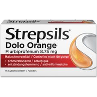 Strepsils Dolo Orange, Lutschtabletten