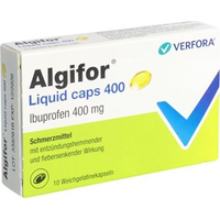 Algifor Liquid caps 400, Capsule de gélatine molle