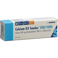 Calcium D3 Sandoz 500/1000, Kautabletten