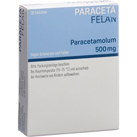 Paracetafelan 500 mg, Tabletten