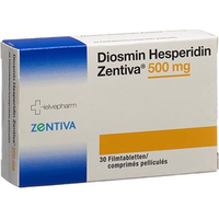 Diosmin Hesperidin Zentiva 500 mg, Filmtabletten
