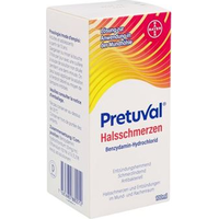 Pretuval Halsschmerzen, Lösung zur Anwendung in der Mundhöhle