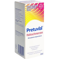 Pretuval Halsschmerzen, Spray zur Anwendung in der Mundhöhle