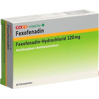 Coop Vitality Fexofenadin 120 mg, Filmtabletten