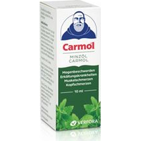 Huile de Menthe Carmol, Gouttes buvables, Liquide cutané et voie inhalée